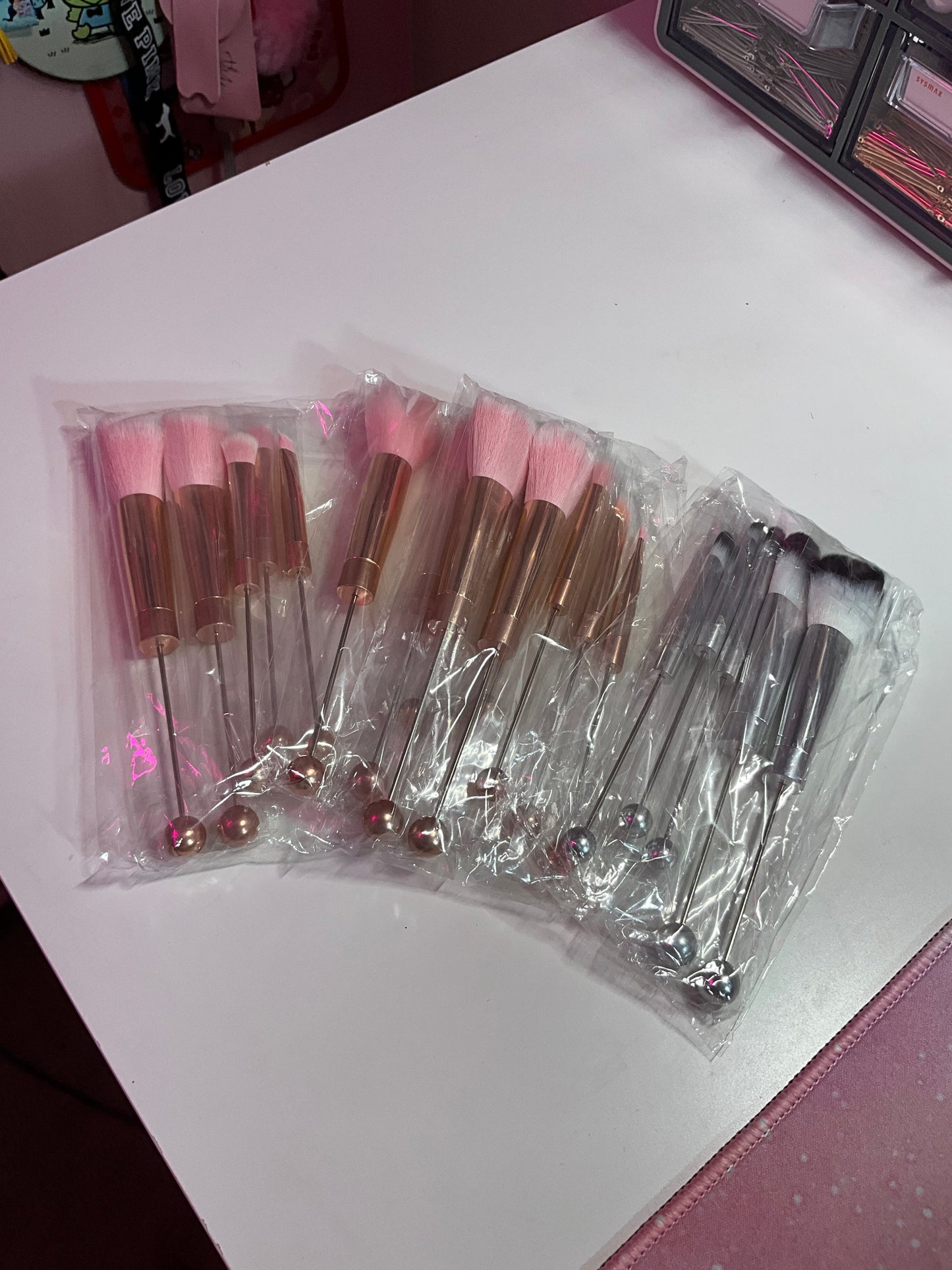 Beadable Make Up Brushes