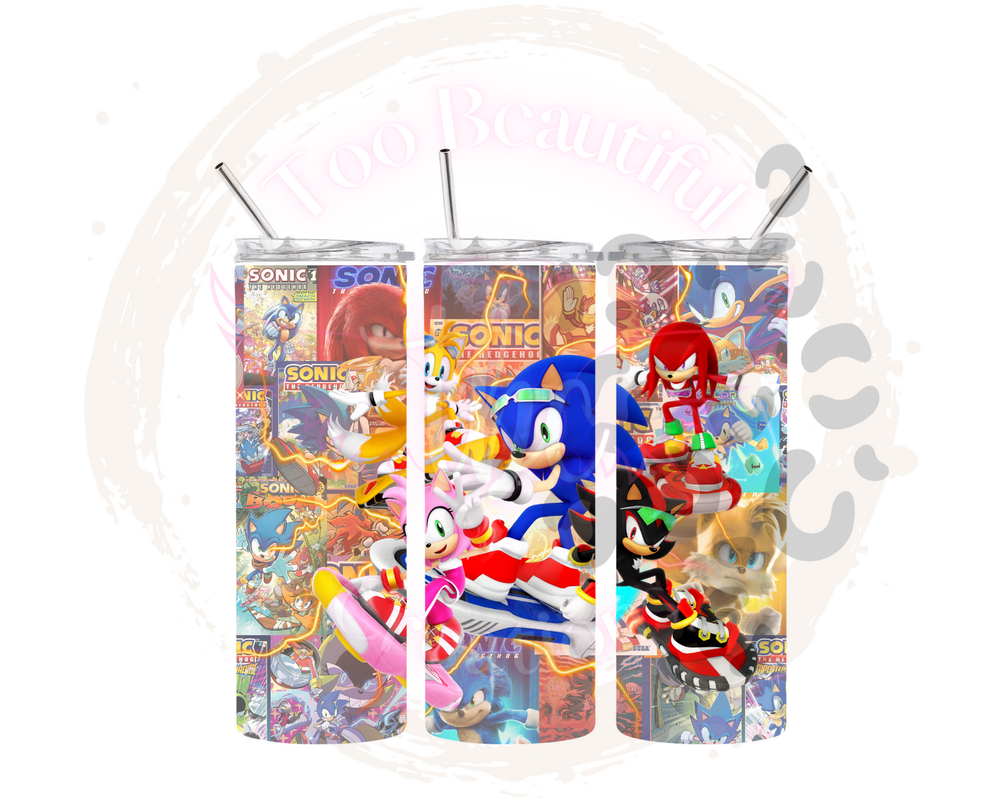 Blue Guy Sublimation Tumbler Transfer
