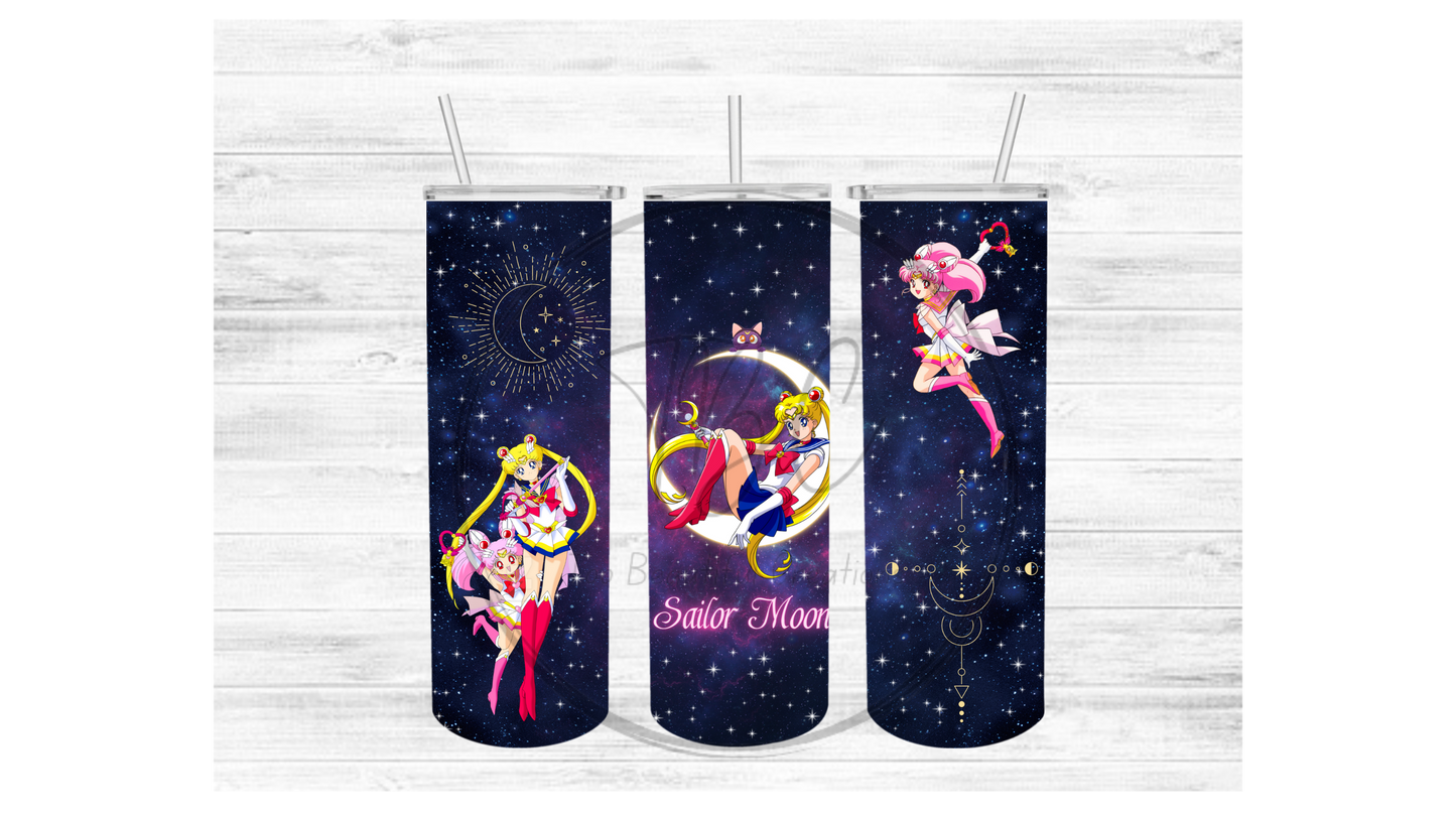 Sailor Moon Sublimation Tumbler Transfer