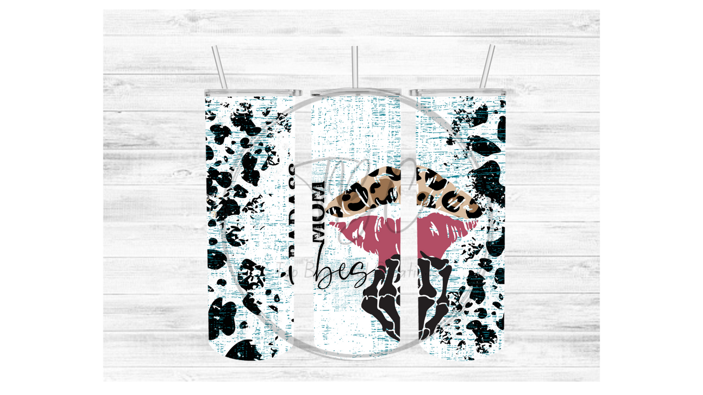 Bad A*s Mom Vibes (Cheetah) Sublimation Tumbler Transfer