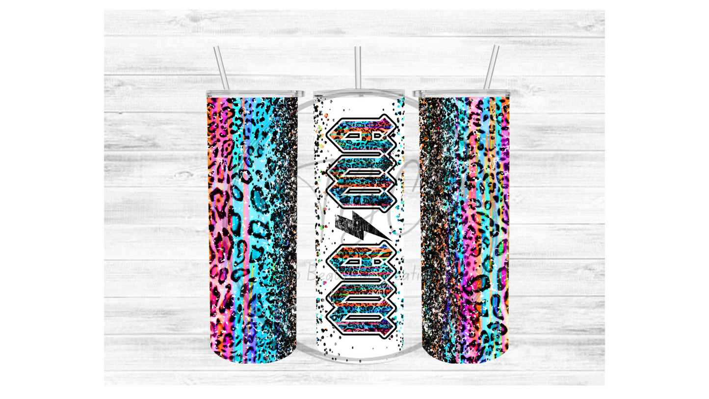 Mama Bolt (Multicolor) Sublimation Tumbler Transfer