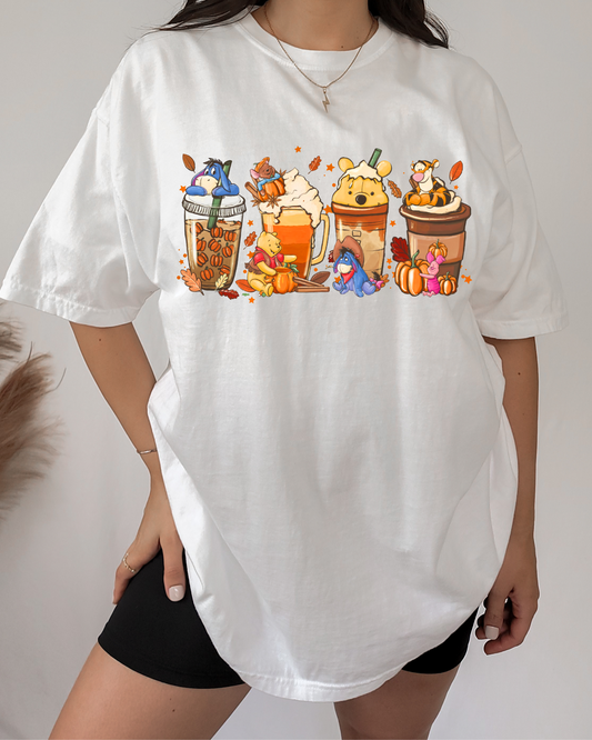 Winne The Pooh Frapps Sublimation Print