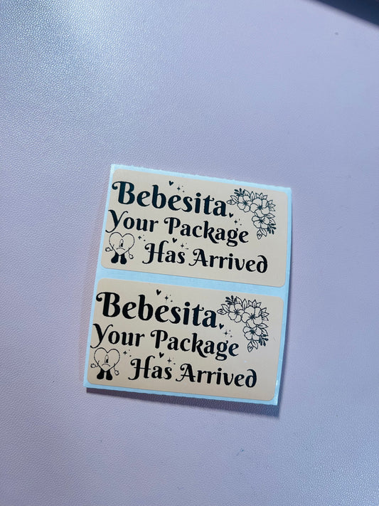 Bebesita Your Package Has Arrived Packaging Stickers