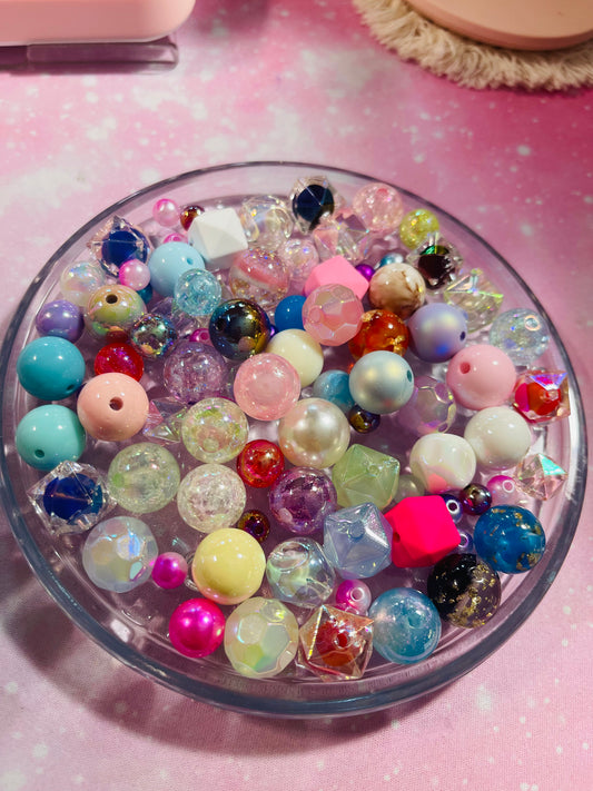 $5 Random Mixed Acrylic Bead Scoop