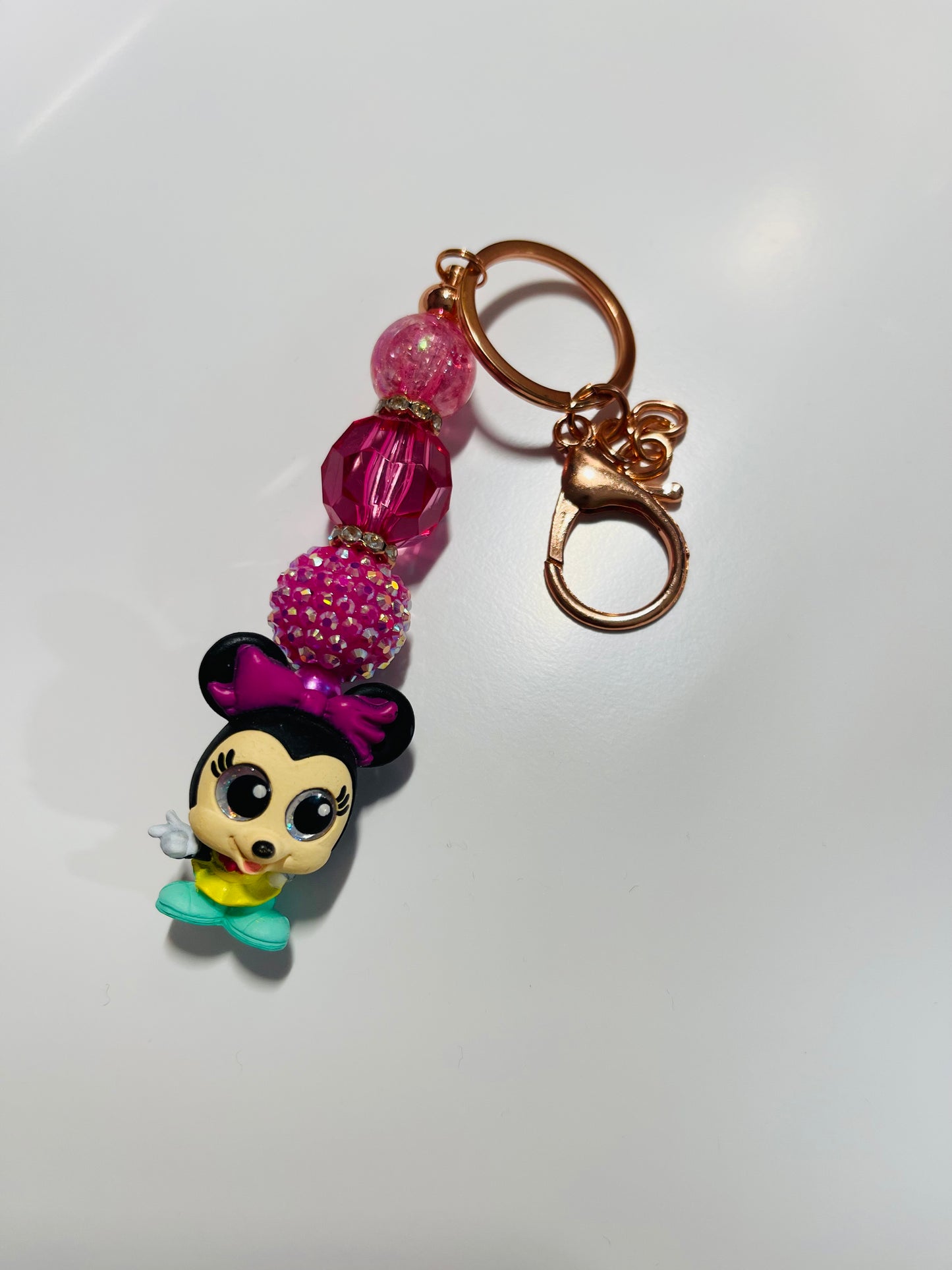 Pink Mouse Key Chain