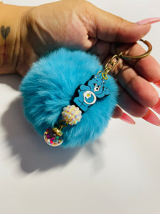 Blue Bear Key Chain