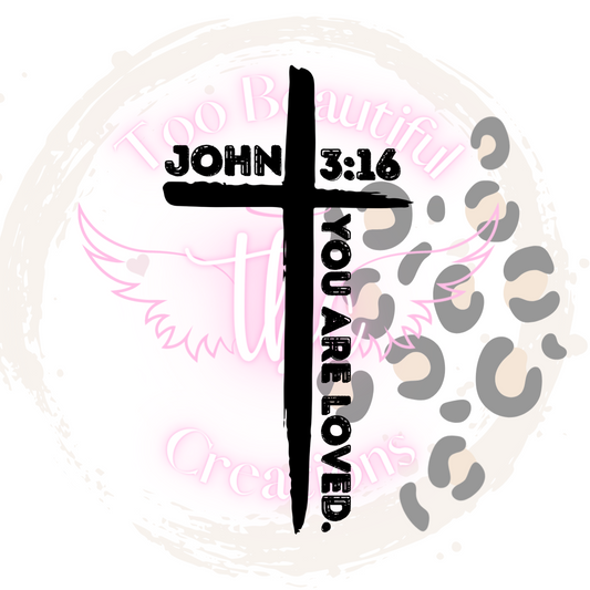 John 3:16 Apparel Transfer