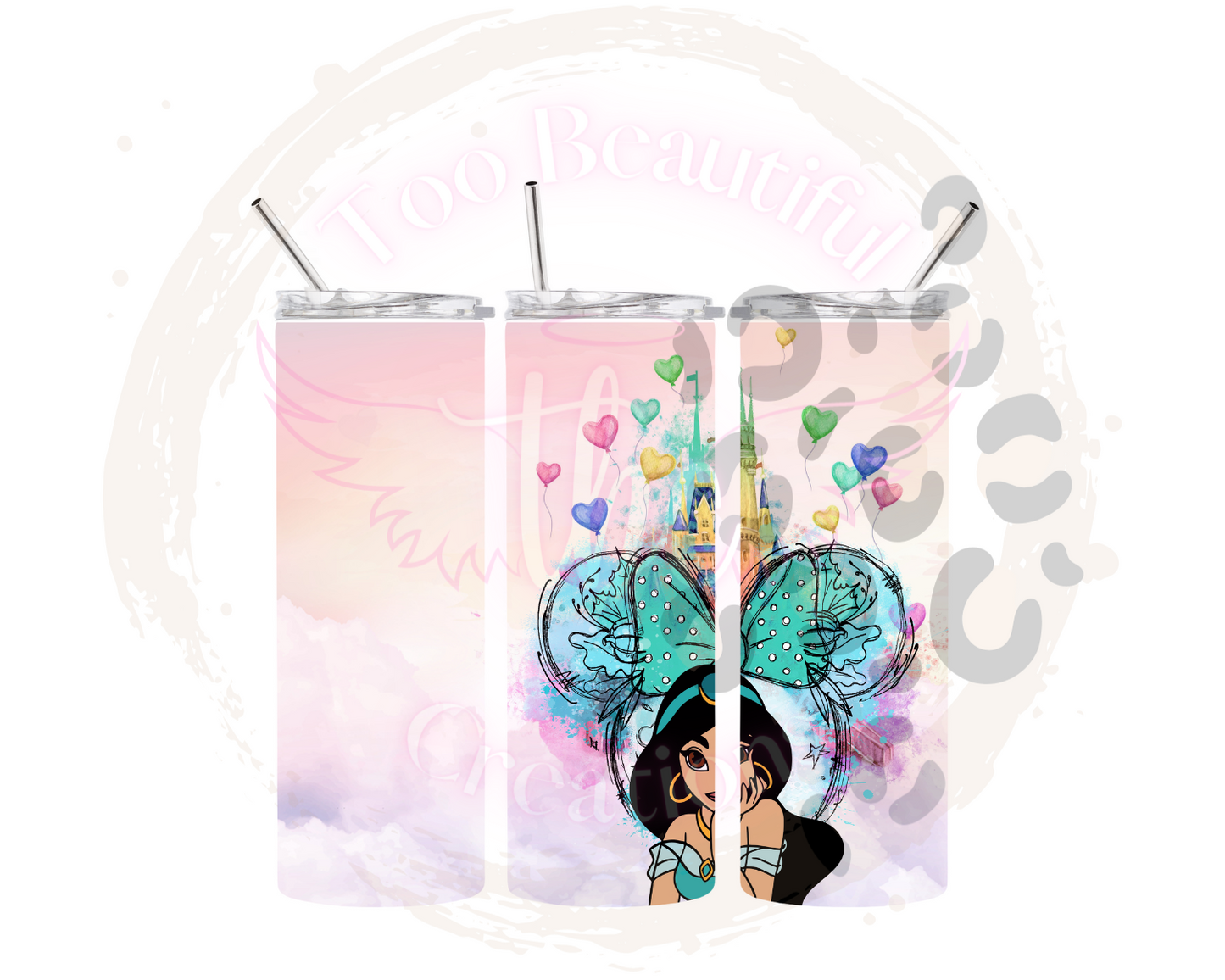 Princess7 Sublimation Tumbler Transfer