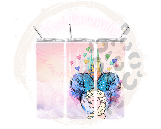 Princess5 Sublimation Tumbler Transfer