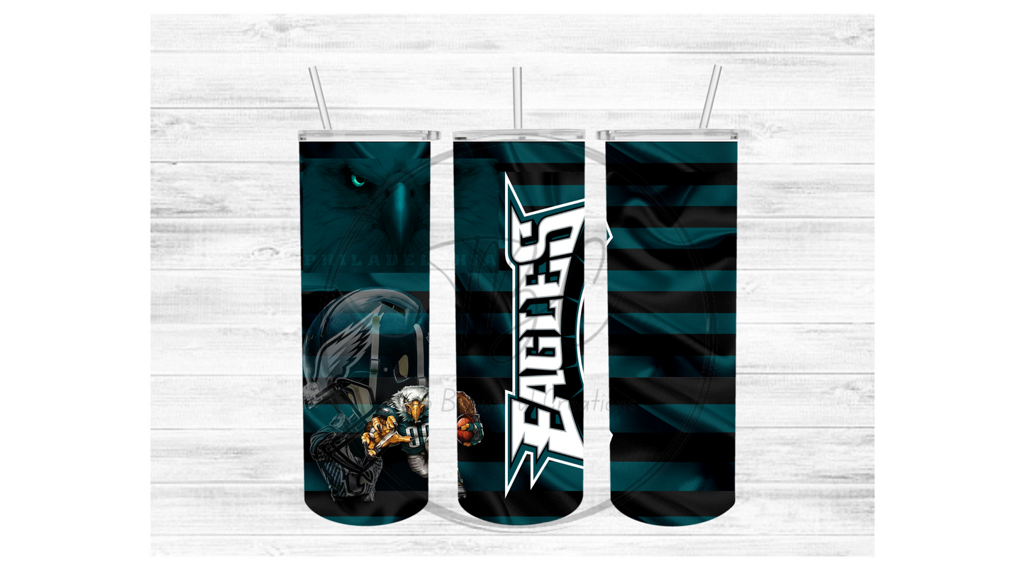 Eagles Sublimation Tumbler Transfer