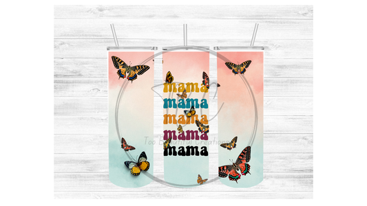 Mama (Butterfly) Sublimation Tumbler Transfer