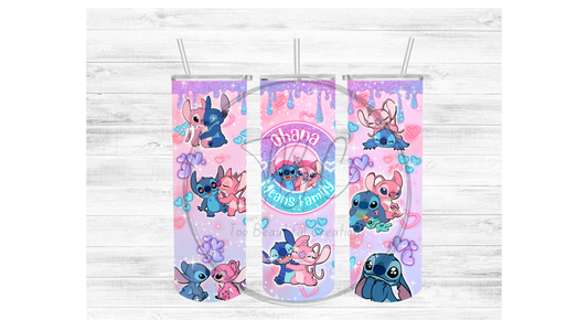 Ohana Means Family Sublimation Tumbler Transfer