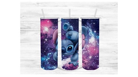 Galaxy Alien Sublimation Tumbler Transfer