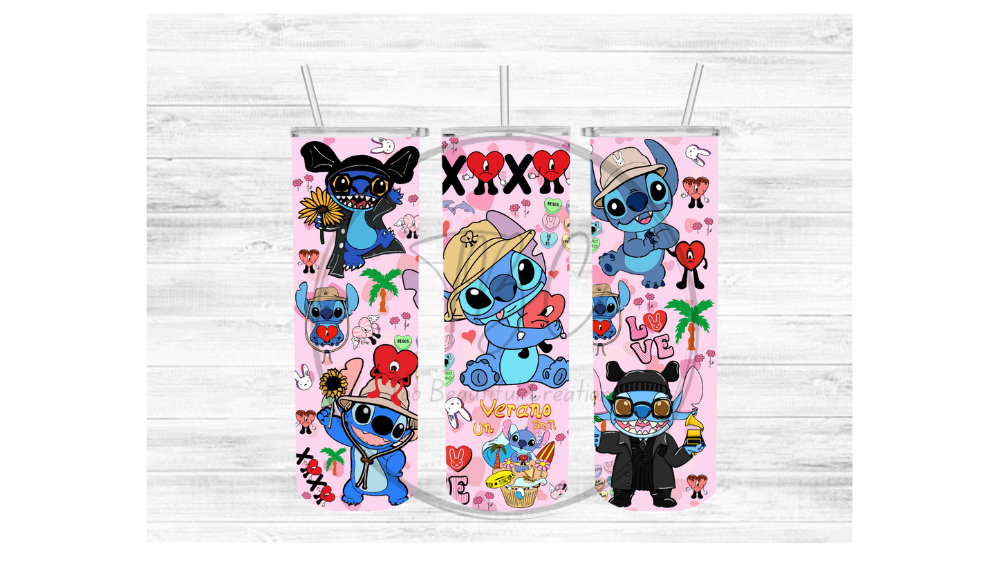 Alien Benito Sublimation Tumbler Transfer