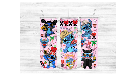 Alien Benito Sublimation Tumbler Transfer