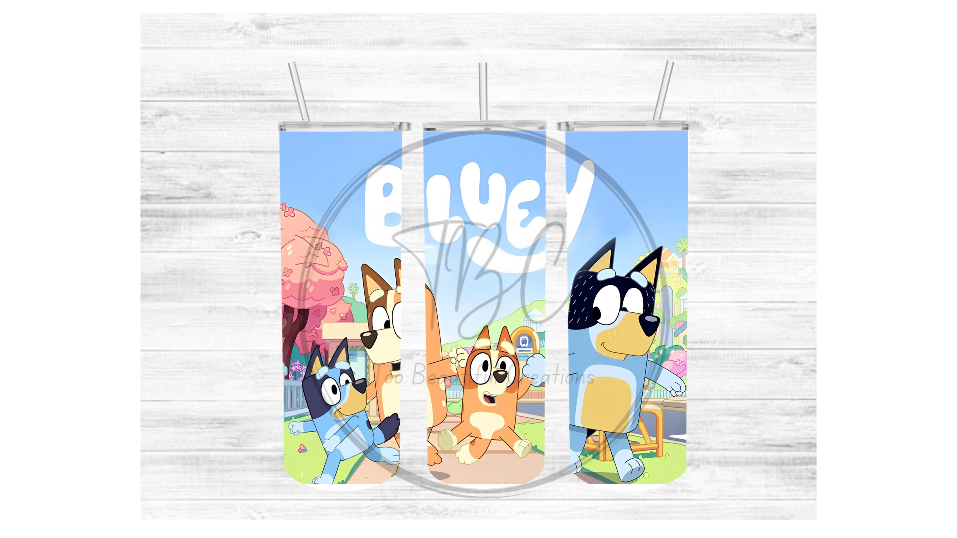 BLUEY MUM LIFE 20oz TUMBLER – C&H TRANSFERS LLC