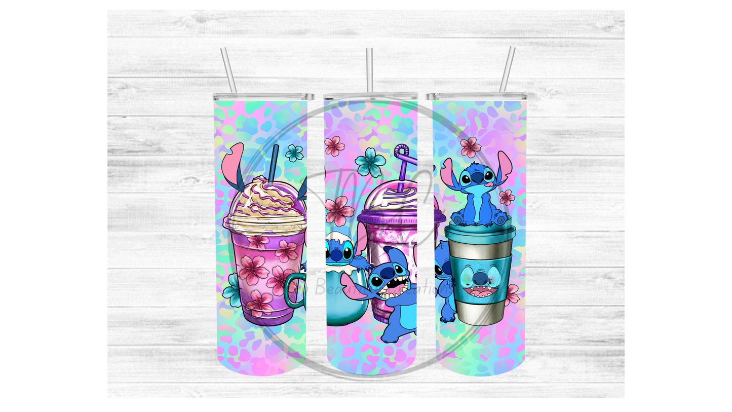 Alien Frapp Sublimation Tumbler Transfer