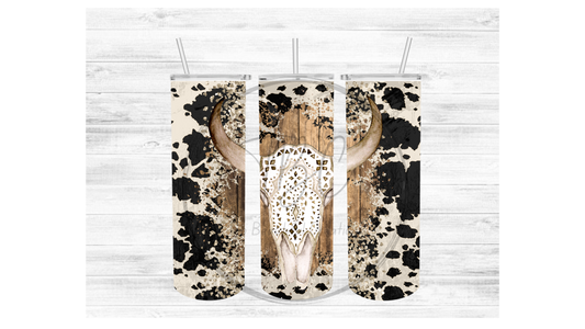 Cow Hide Sublimation Tumbler Transfer