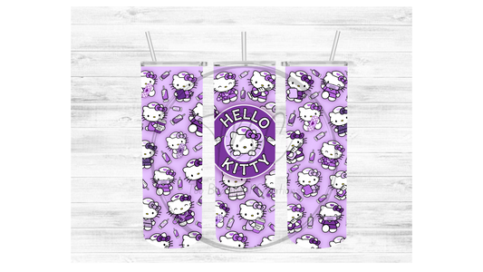 HK Purple Nurse Sublimation Tumbler Transfer