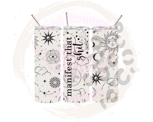 Manifest (Moons) Sublimation Tumbler Transfer