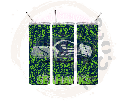 Football Hawks Sublimation Tumbler Transfer