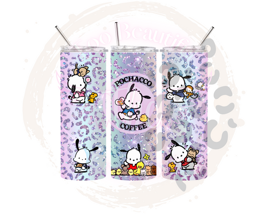 Pochacco Sublimation Tumbler Transfer