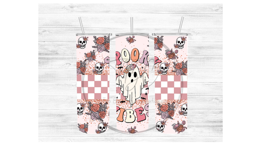 Spooky Vibes (Retro) Sublimation Tumbler Transfer