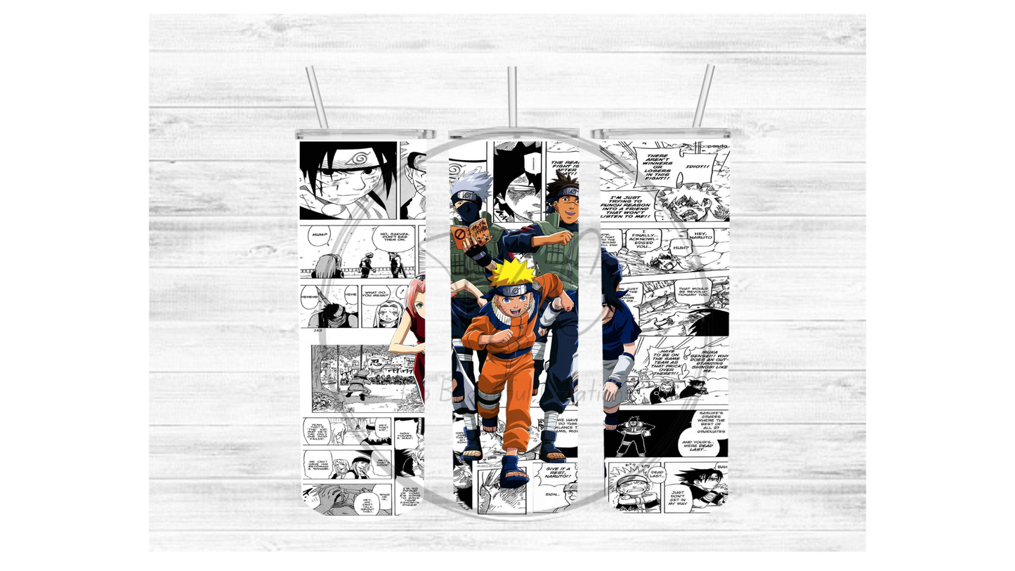 Naruto Sublimation Tumbler Transfer