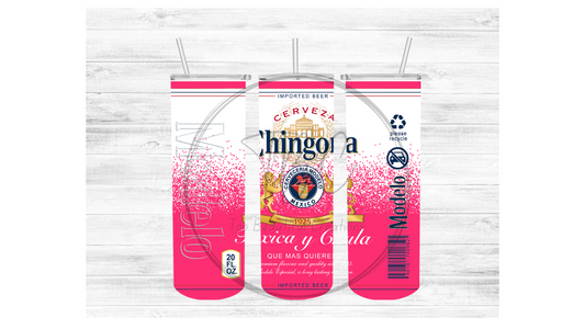 Chingona (Modelo) Sublimation Tumbler Transfer