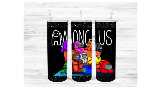 Among Us Sublimation Tumbler Transfer