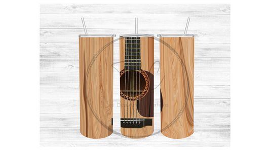 Guitar Sublimation Tumbler Transfer