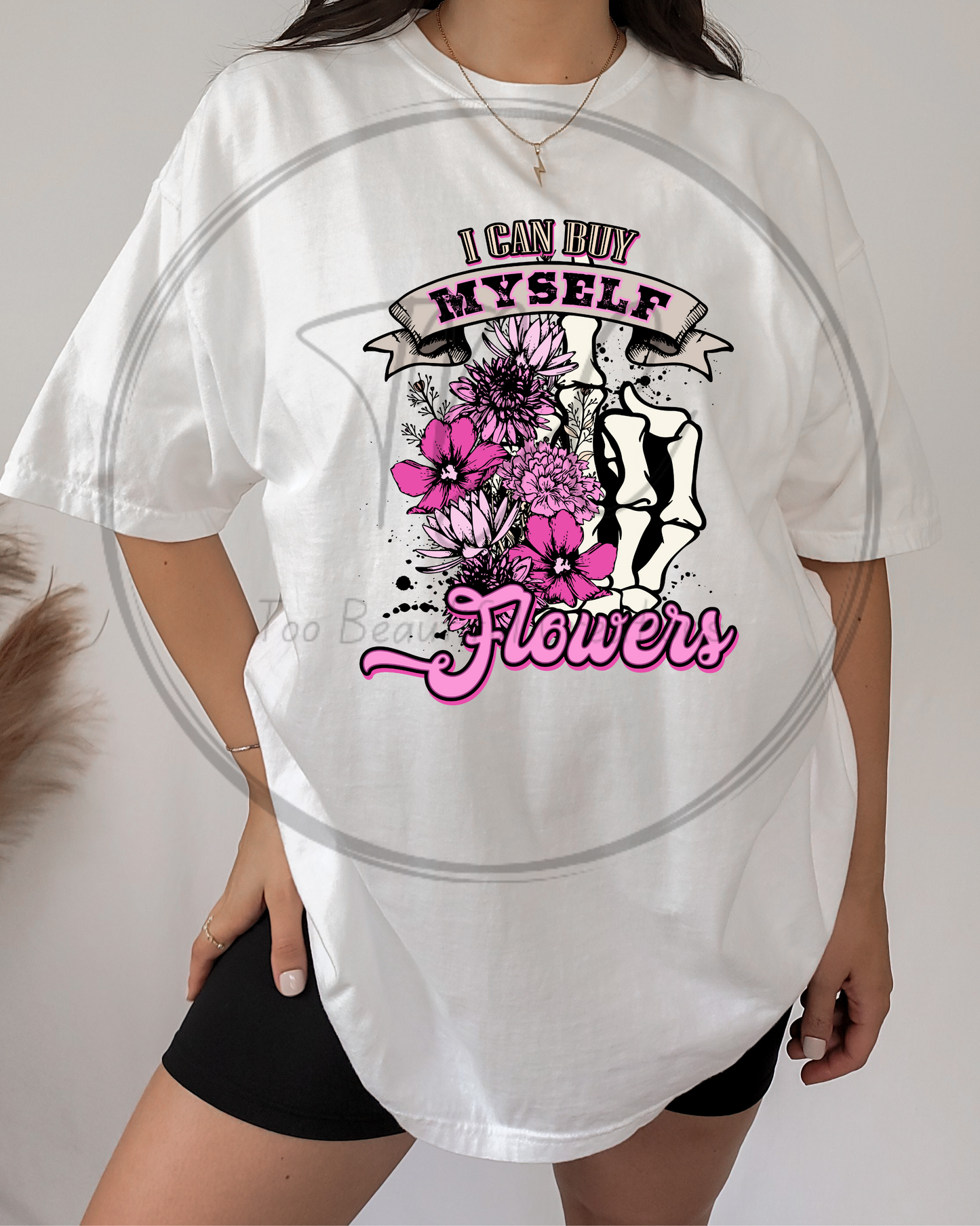 Flowers Apparel Transfer