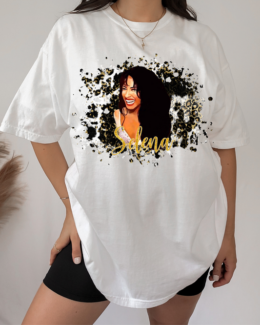 Selena (Cow Print) Sublimation Print