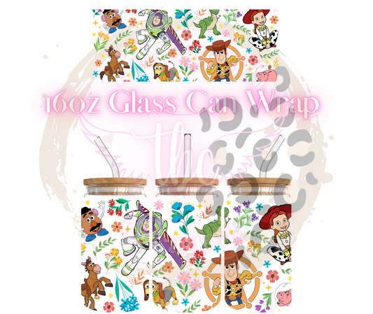 Toys Spring Glass Can Sublimation Transfer