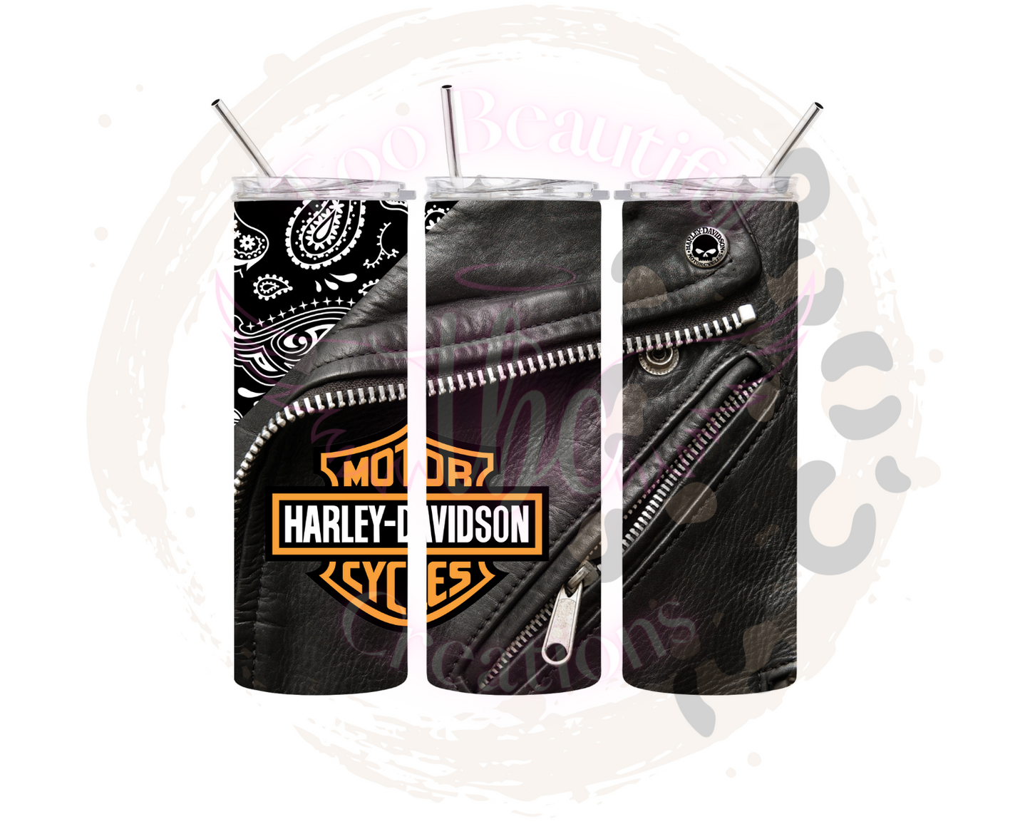 Harley D Sublimation Tumbler Transfer