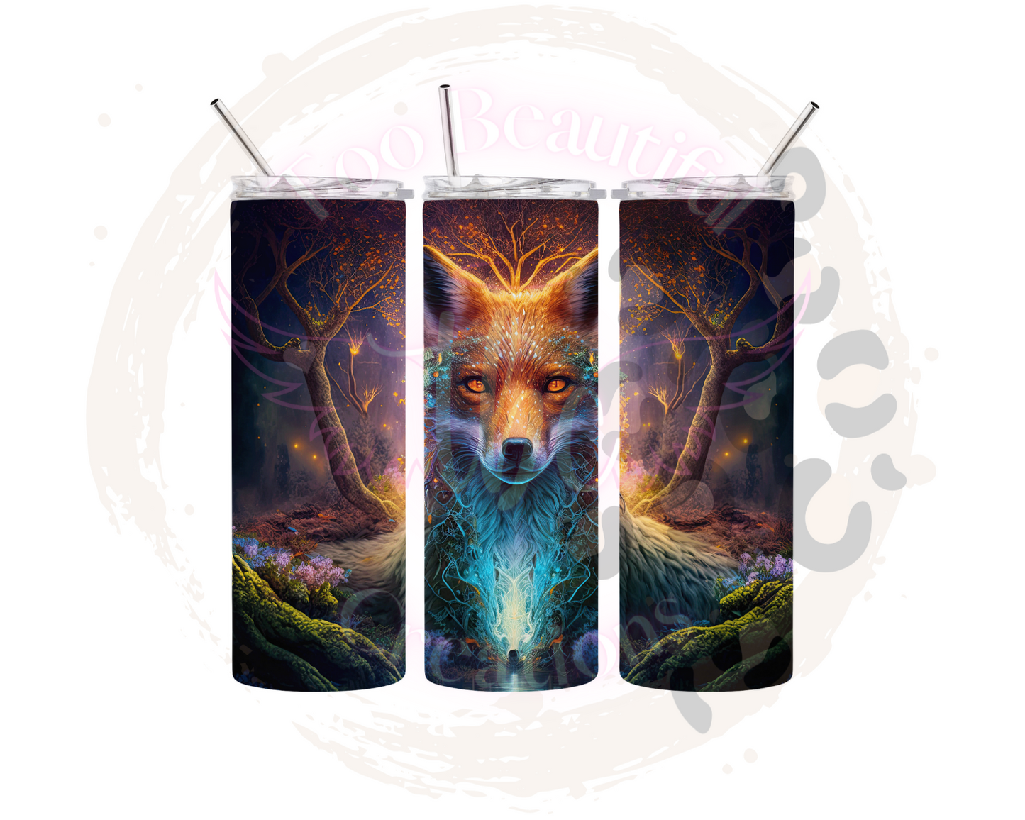 Wolf Sublimation Tumbler Transfer