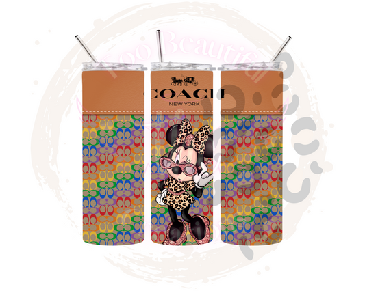 C Mouse Sublimation Tumbler Transfer