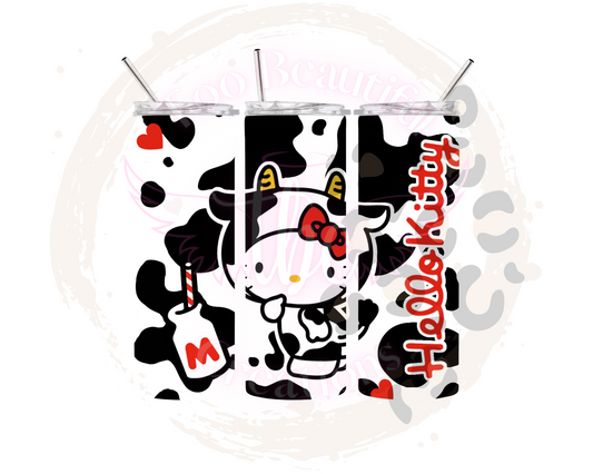 HK Cow Sublimation Tumbler Transfer