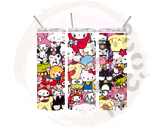 Sanrio2 Sublimation Tumbler Transfer